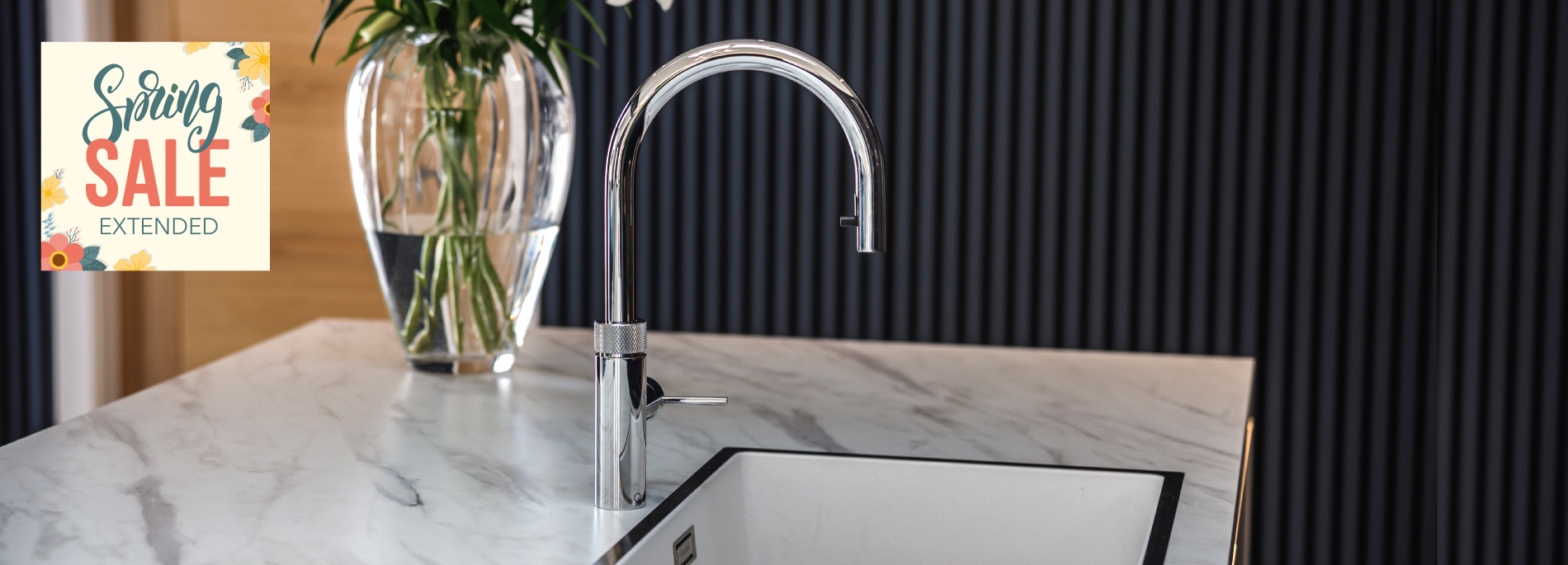 A FREE Quooker Flex Chrome tap for your kitchen!