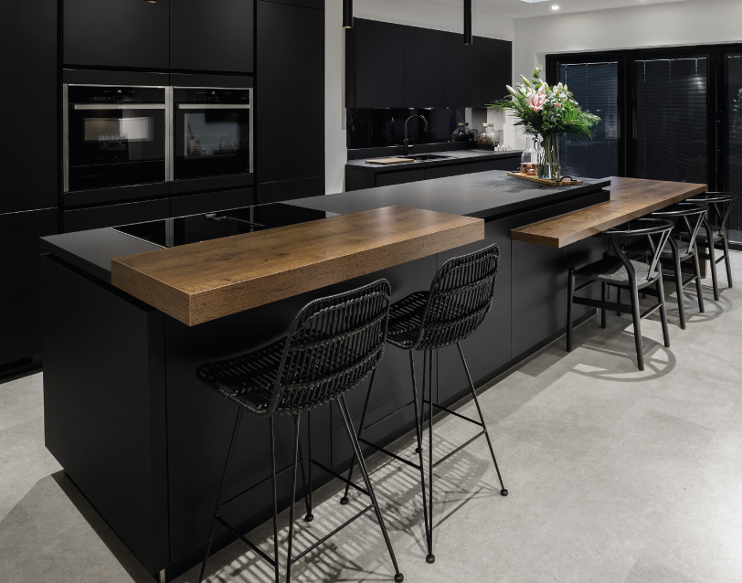 A Matt Black Kitchen