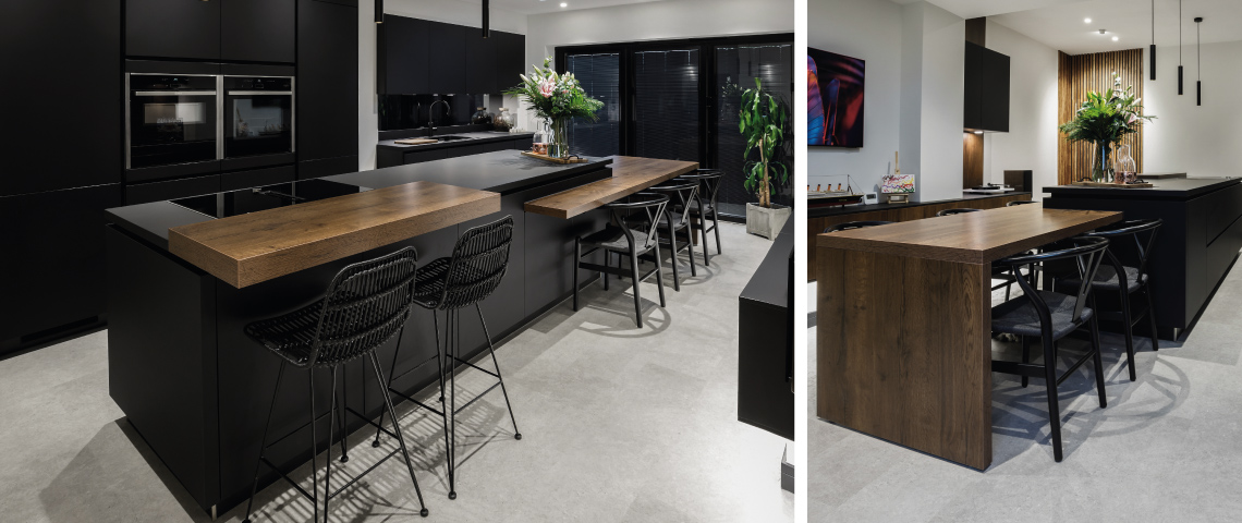 A Matt Black Kitchen