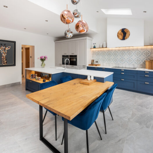 A modern shaker style kitchen