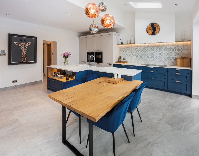 A modern shaker style kitchen