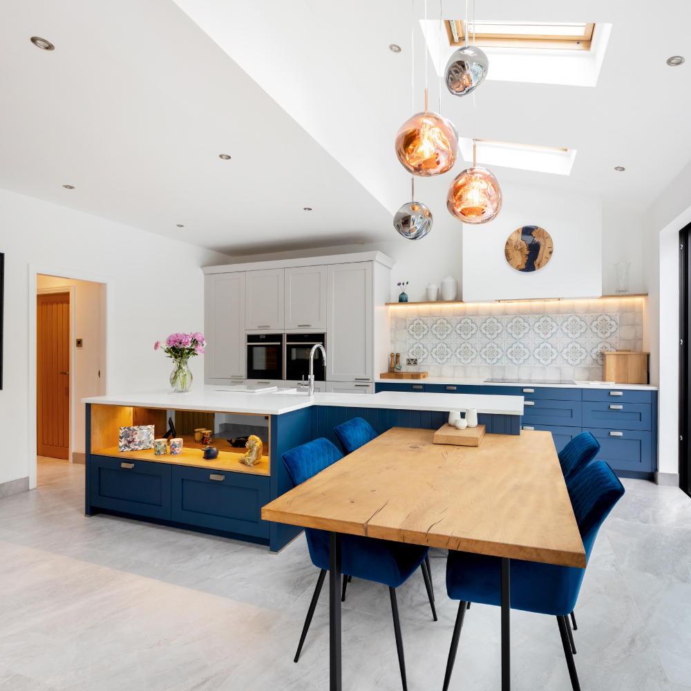 A modern shaker style kitchen