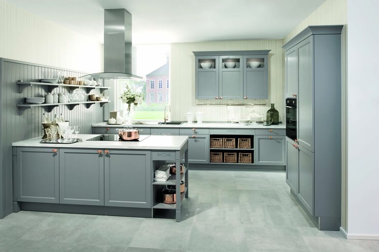Bristol Pearl Grey kitchen