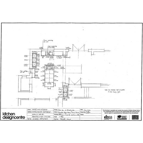 Family helps to design their own kitchen